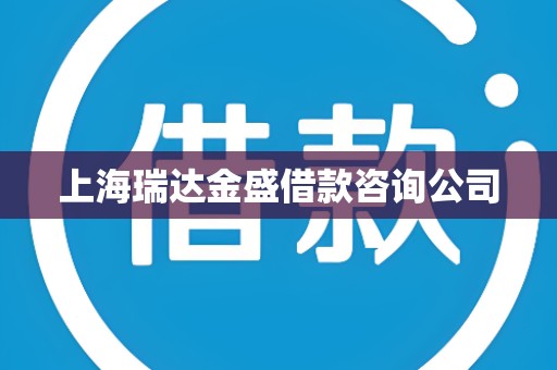 上海瑞达金盛借款咨询公司